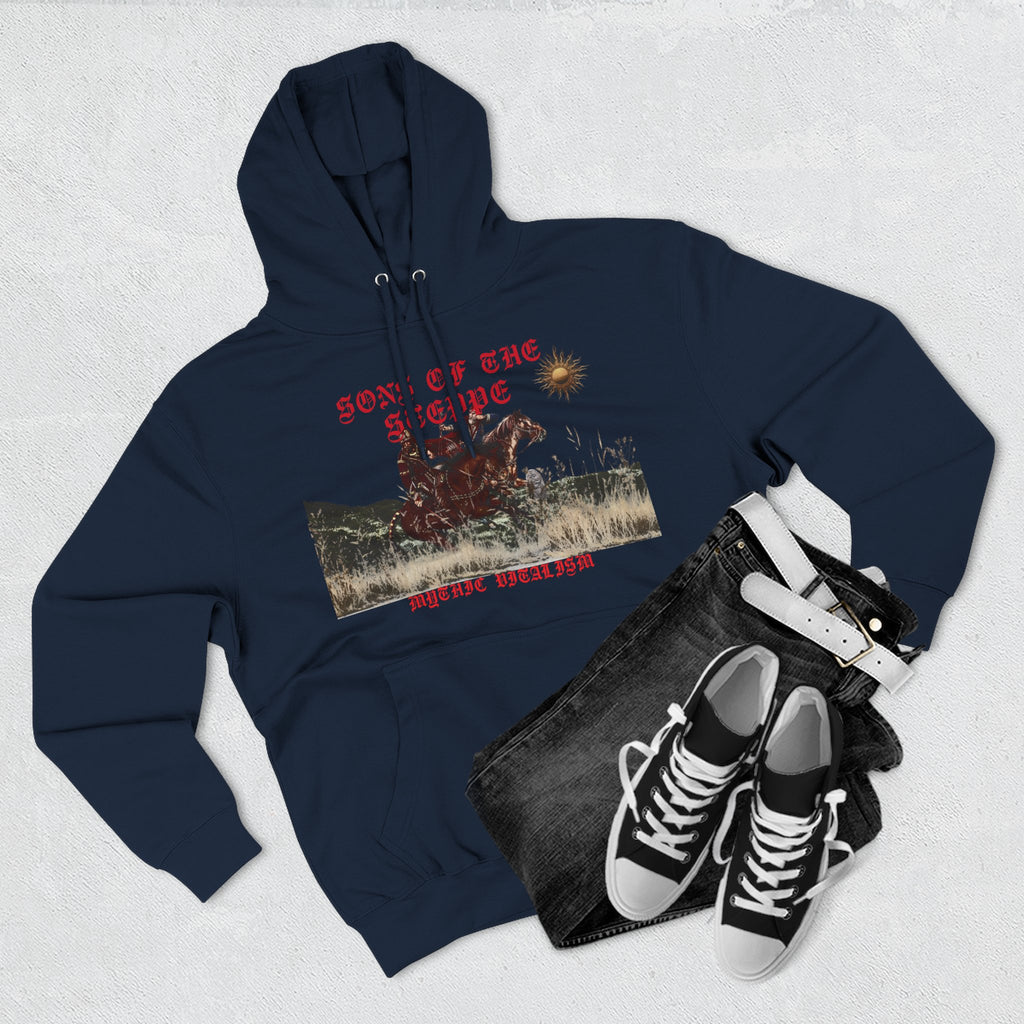 Son of the Steppe Fleece Medieval Graphic Hoodie