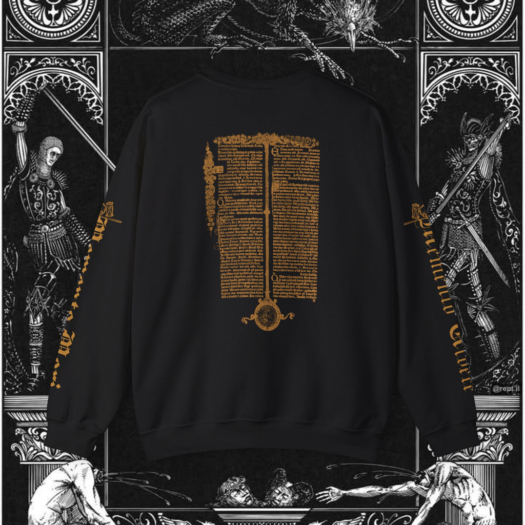 The Circle of Life Medieval Fantasy Inspired Graphic Sweatshirt