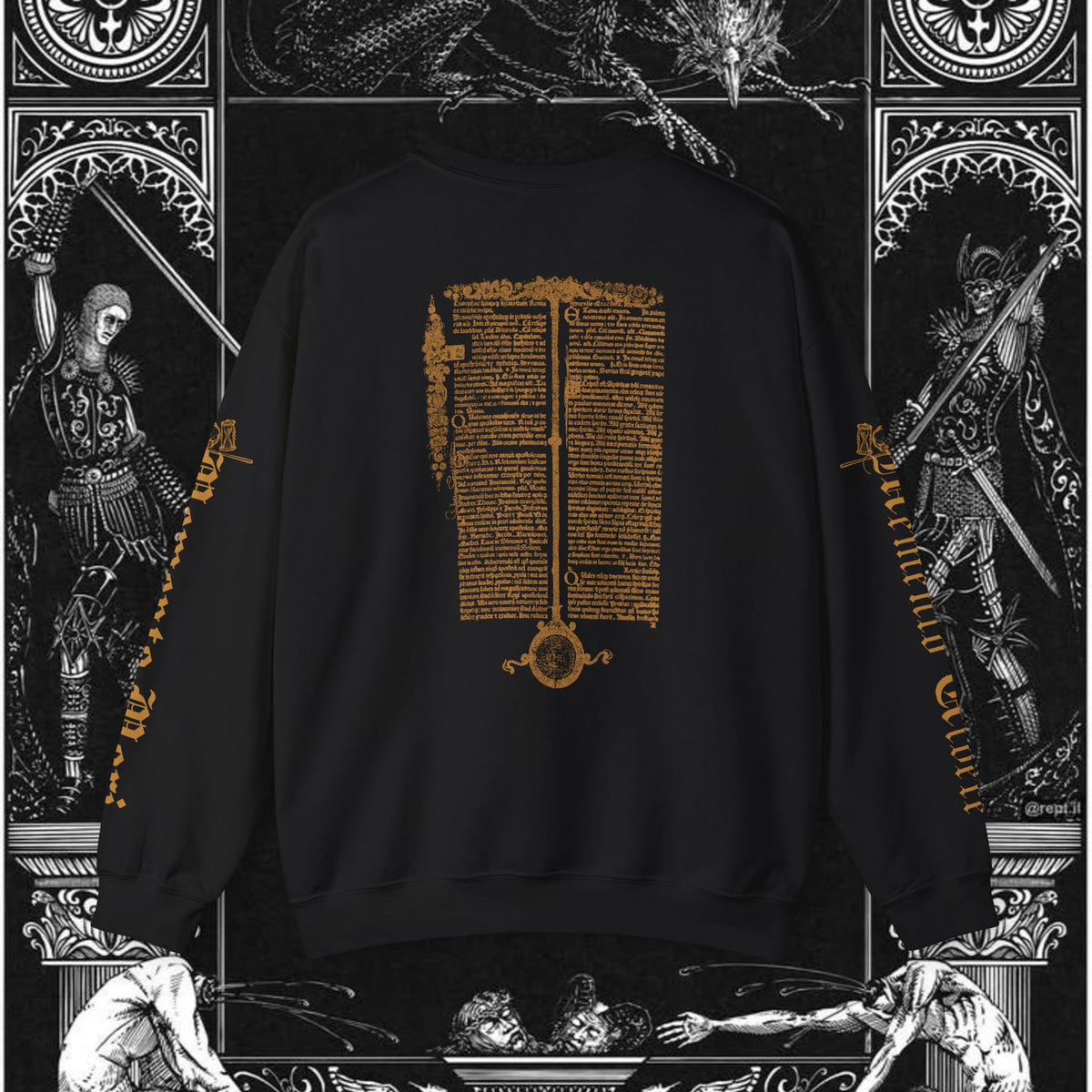 The Circle of Life Medieval Fantasy Inspired Graphic Sweatshirt