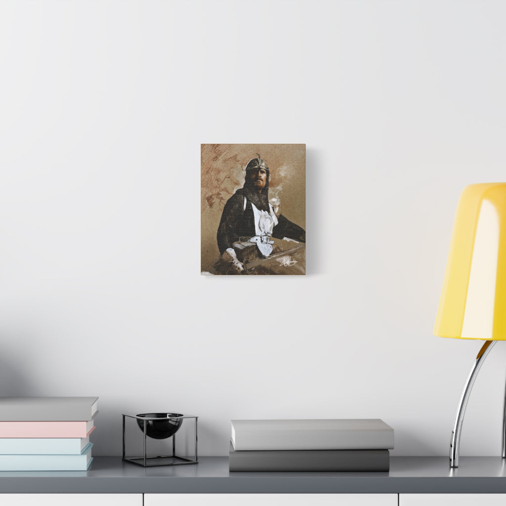 The Knight's Rest Medieval Fantasy Canvas