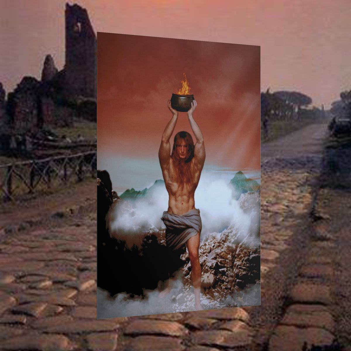 The Flame of Prometheus Classical Mythology Inspired Prints