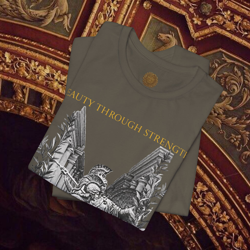 The Goddess's Protection Classically-Inspired Cotton Graphic T Shirt