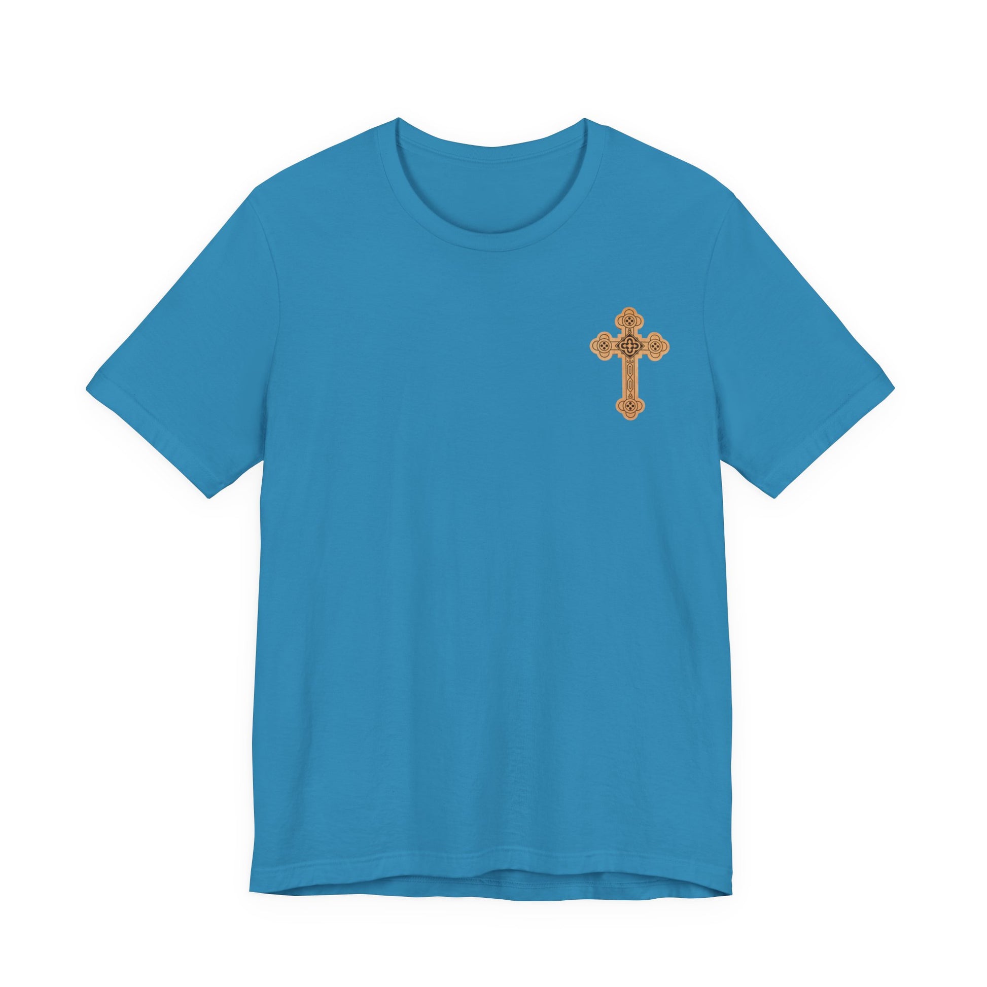 St George the Dragon Slayer Cotton Graphic T-Shirt Orthodox Christian Imagery