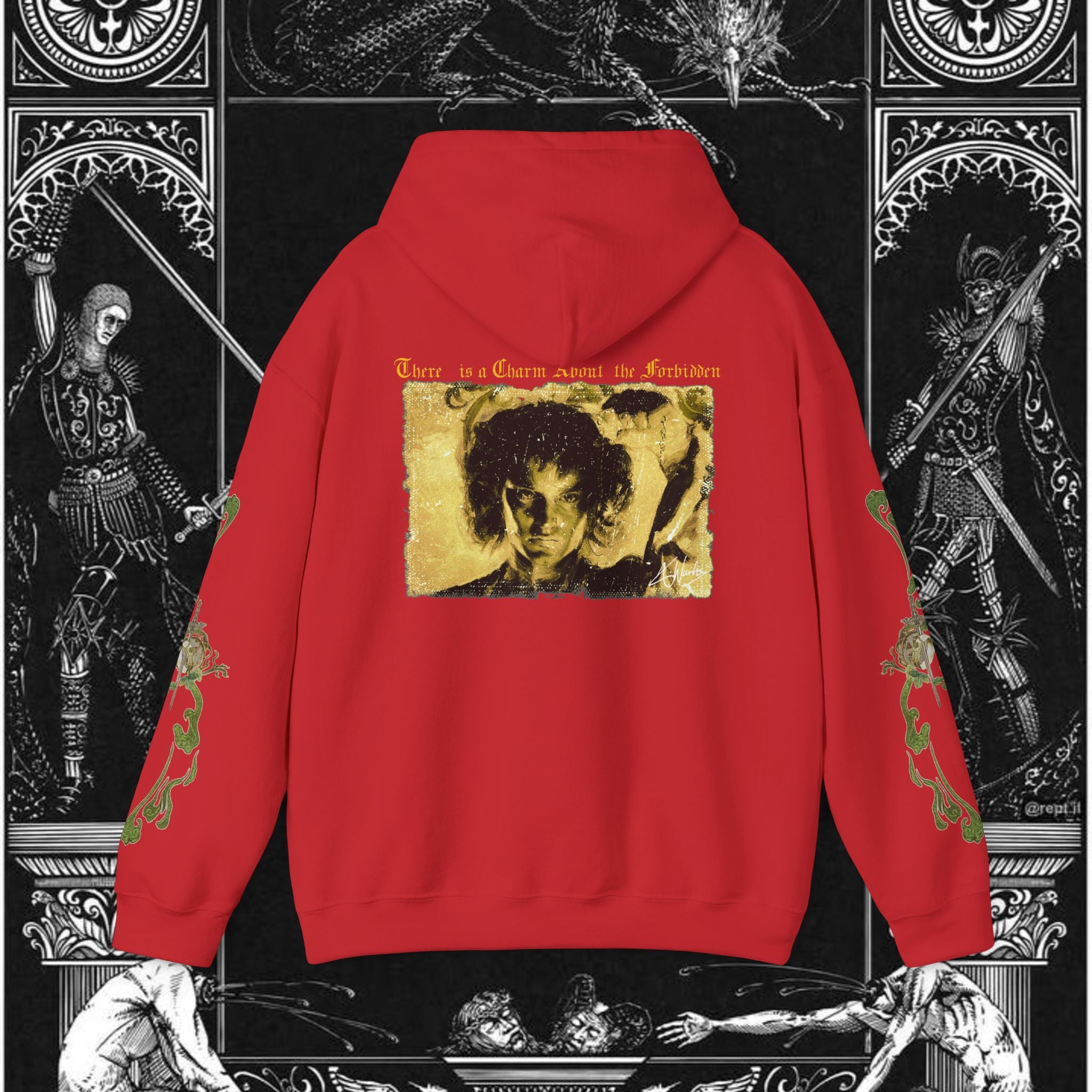 The Last Temptation Medieval Fantasy Graphic Hoodie