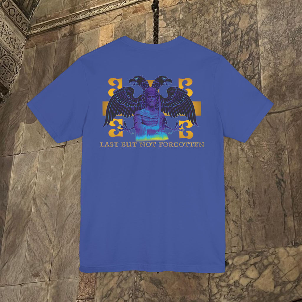 The Last Great Emperor Byzantine Inspired Cotton Graphic T-shirt Back Version