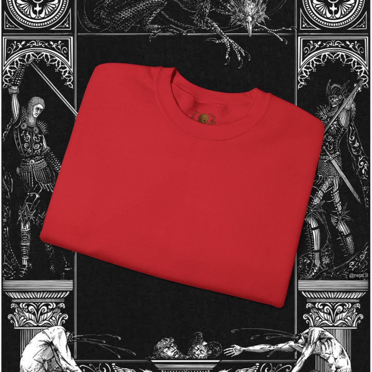 The Circle of Life Medieval Fantasy Inspired Graphic Sweatshirt
