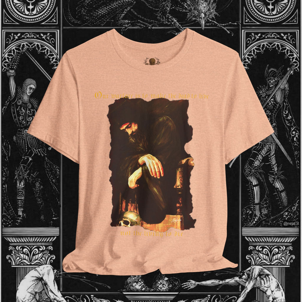 Man's Memento Medieval Fantasy Graphic T Shirt