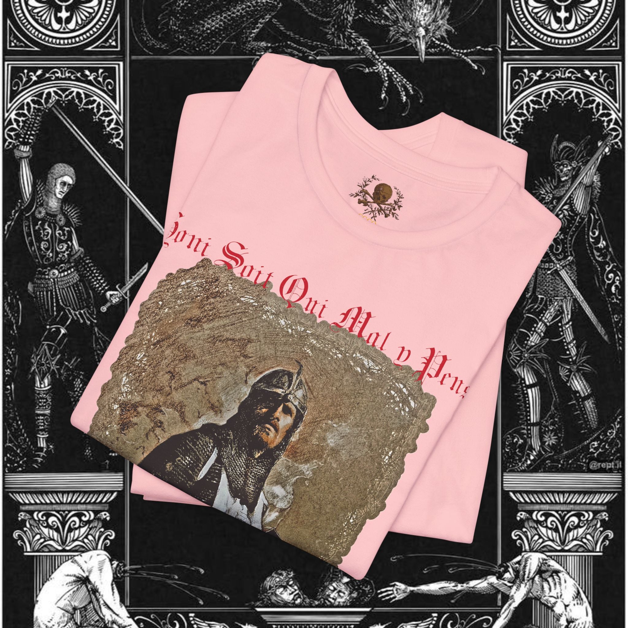 The Knight's Rest Medieval Fantasy Graphic T Shirt