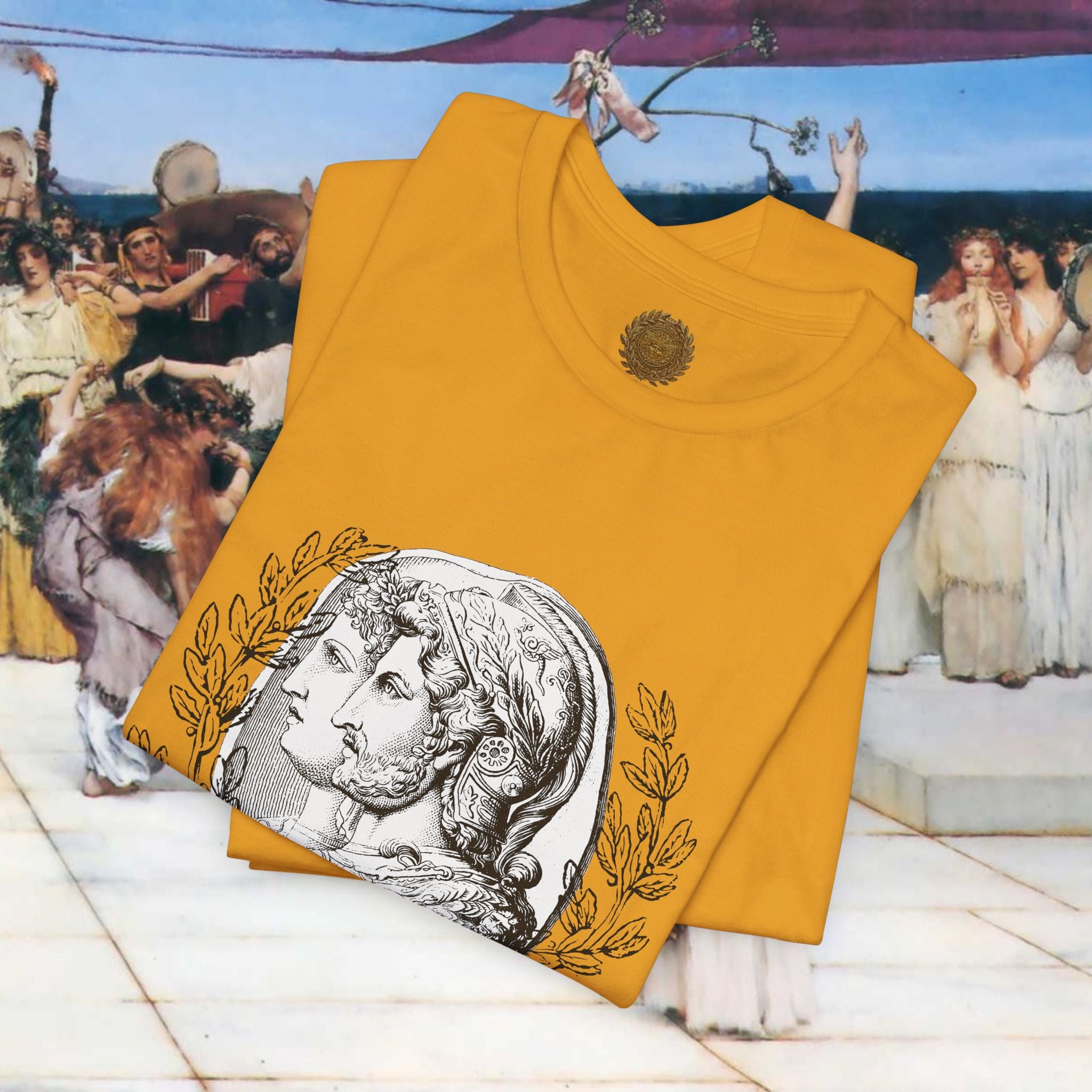 Roman Warrior's Spirit Plumed Helmet Cameo T-Shirt