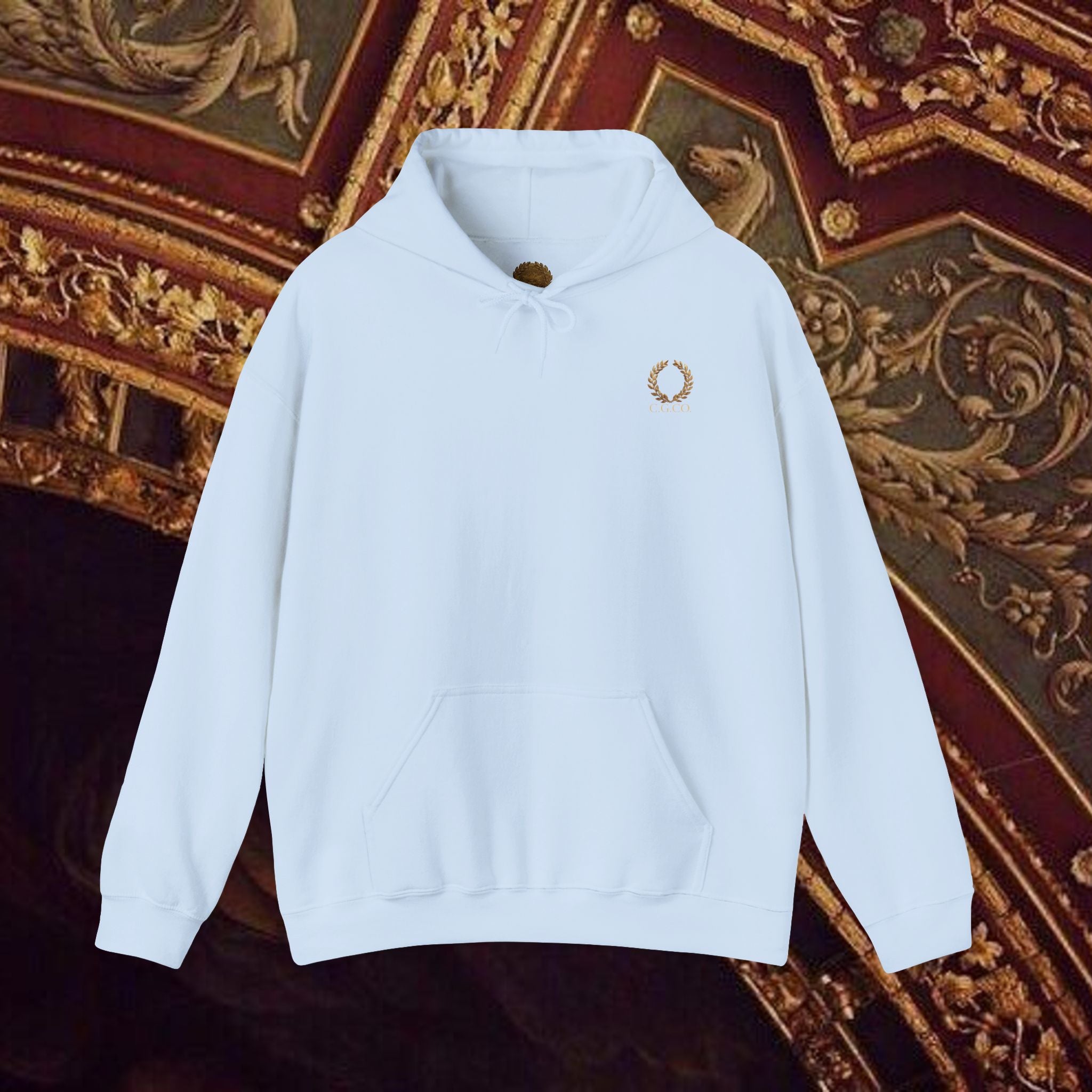 The Hero's Victory Classically-Themed Cotton Graphic Hoodie