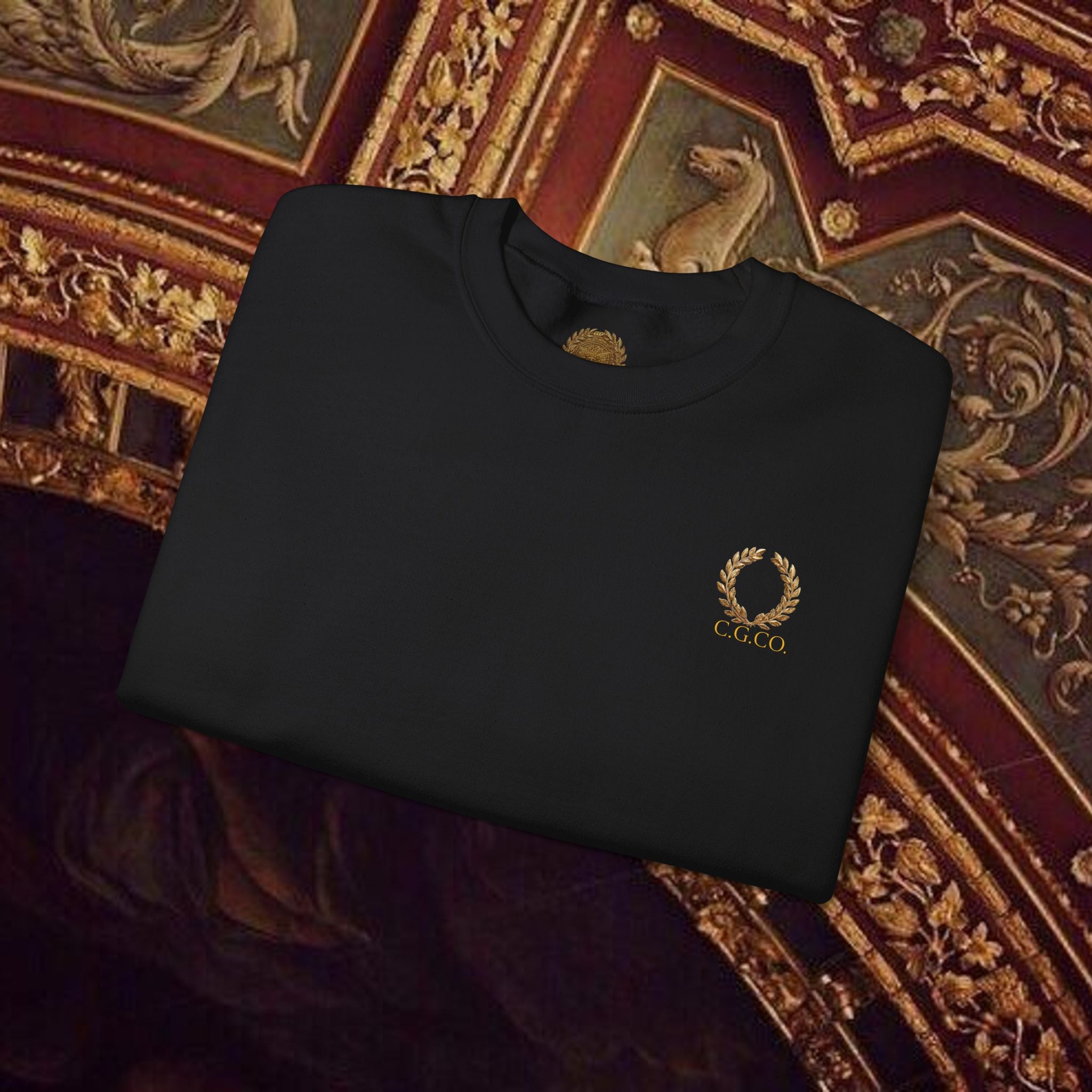 The Hero's Victory Classically-Themed Cotton Graphic Sweatshirt Back Version