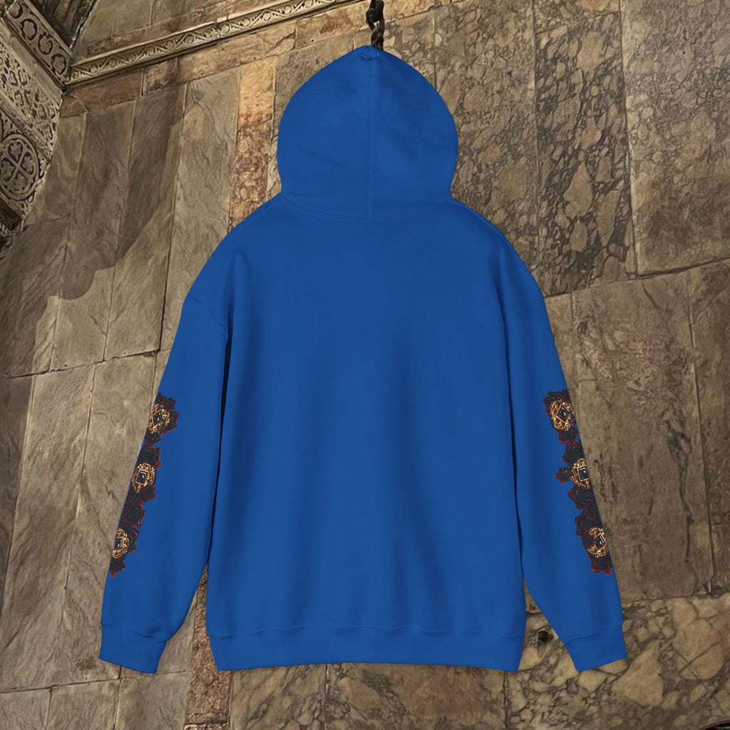 The Kings Fate Byzantine Inspired Graphic Hoodie Front Version