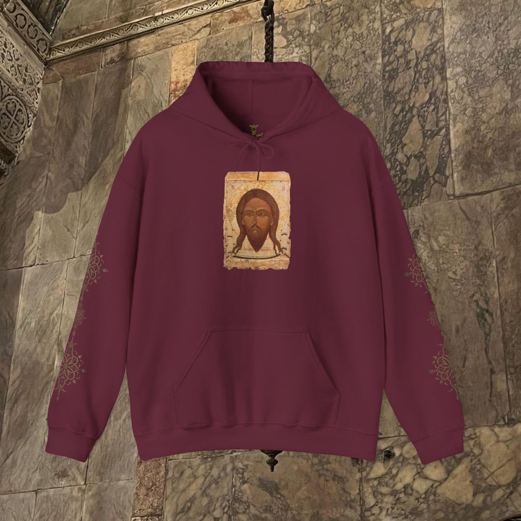 Byzantine Icon Art Hoodie - Divine Sacred Figure