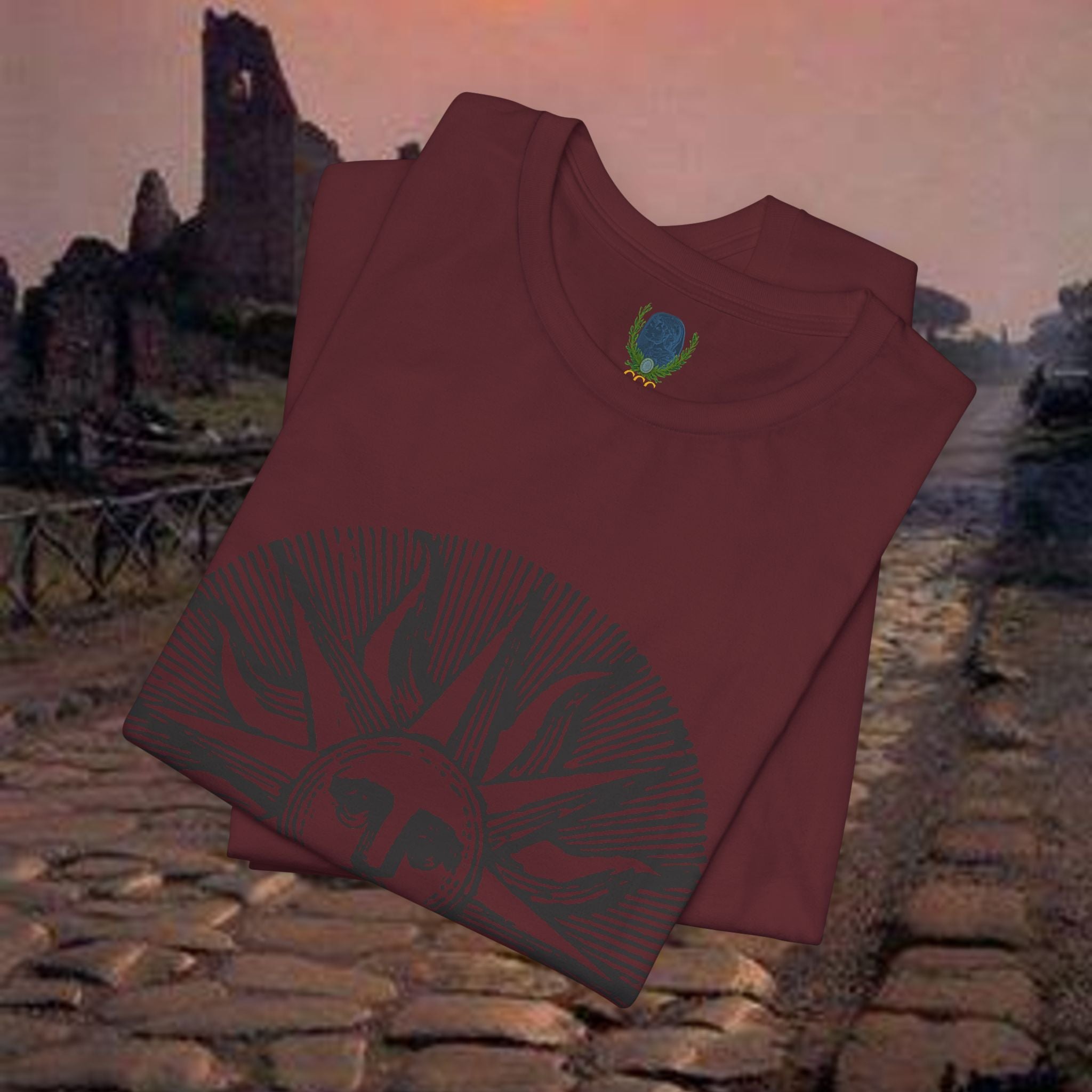 Summer Sun Mediterranean Graphic T-Shirt