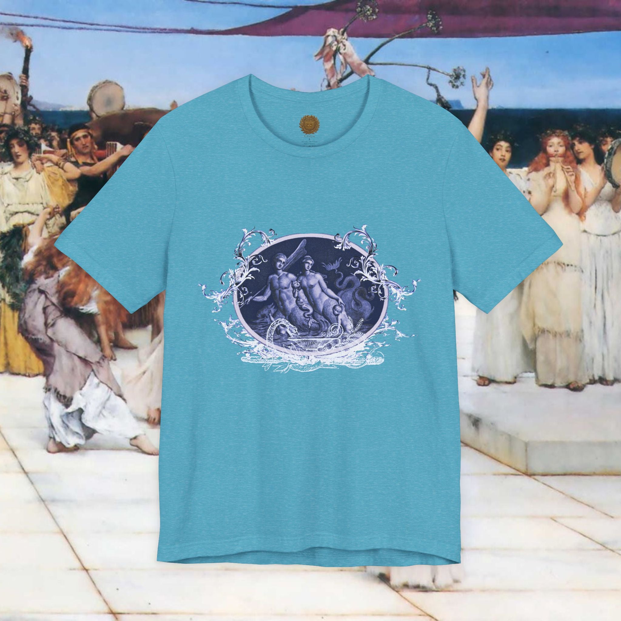 Dagon Graphic T-Shirt – Ancient Fish God of Mesopotamian Mythology | Classical History Gift
