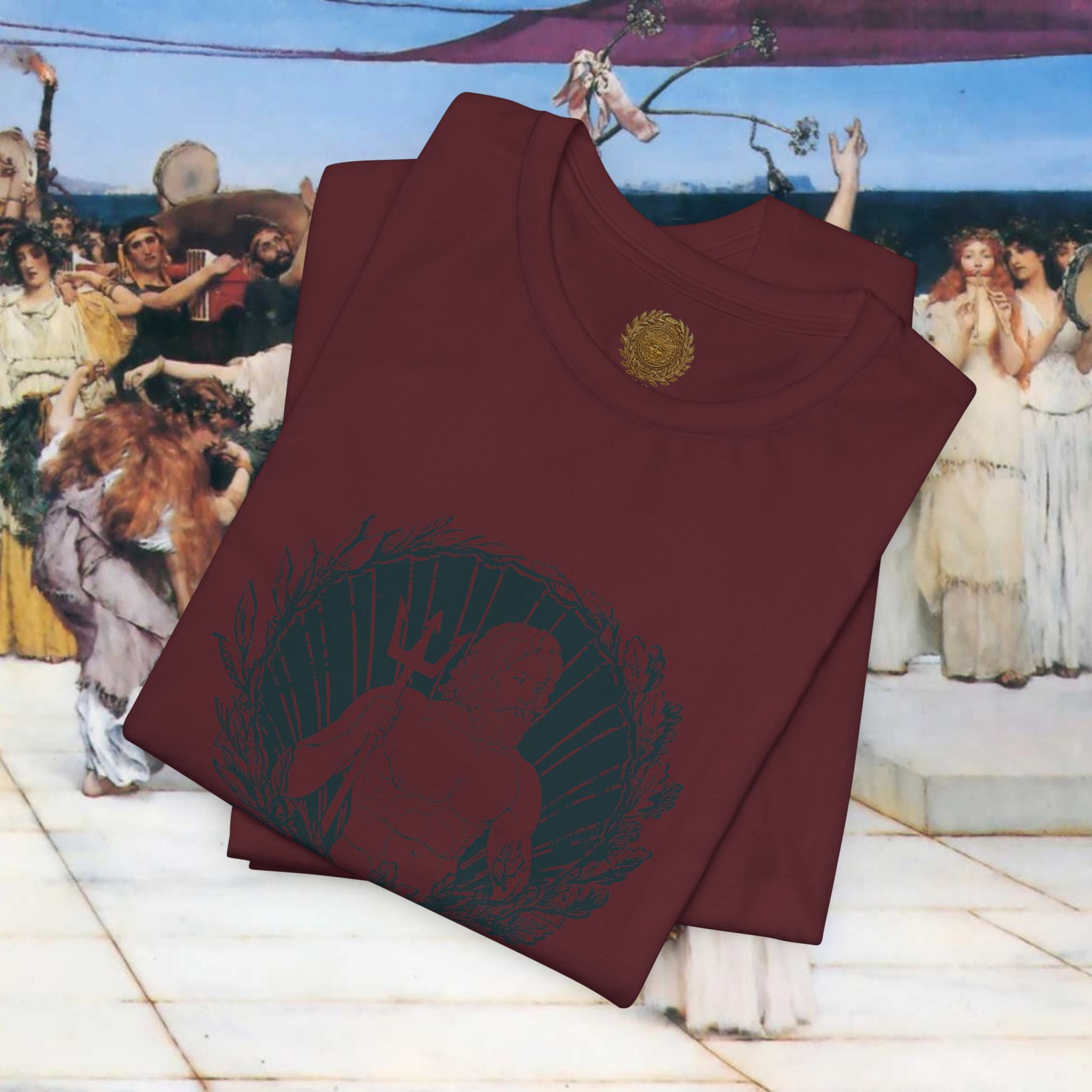 Neptune's Domain Roman Sea God T-Shirt