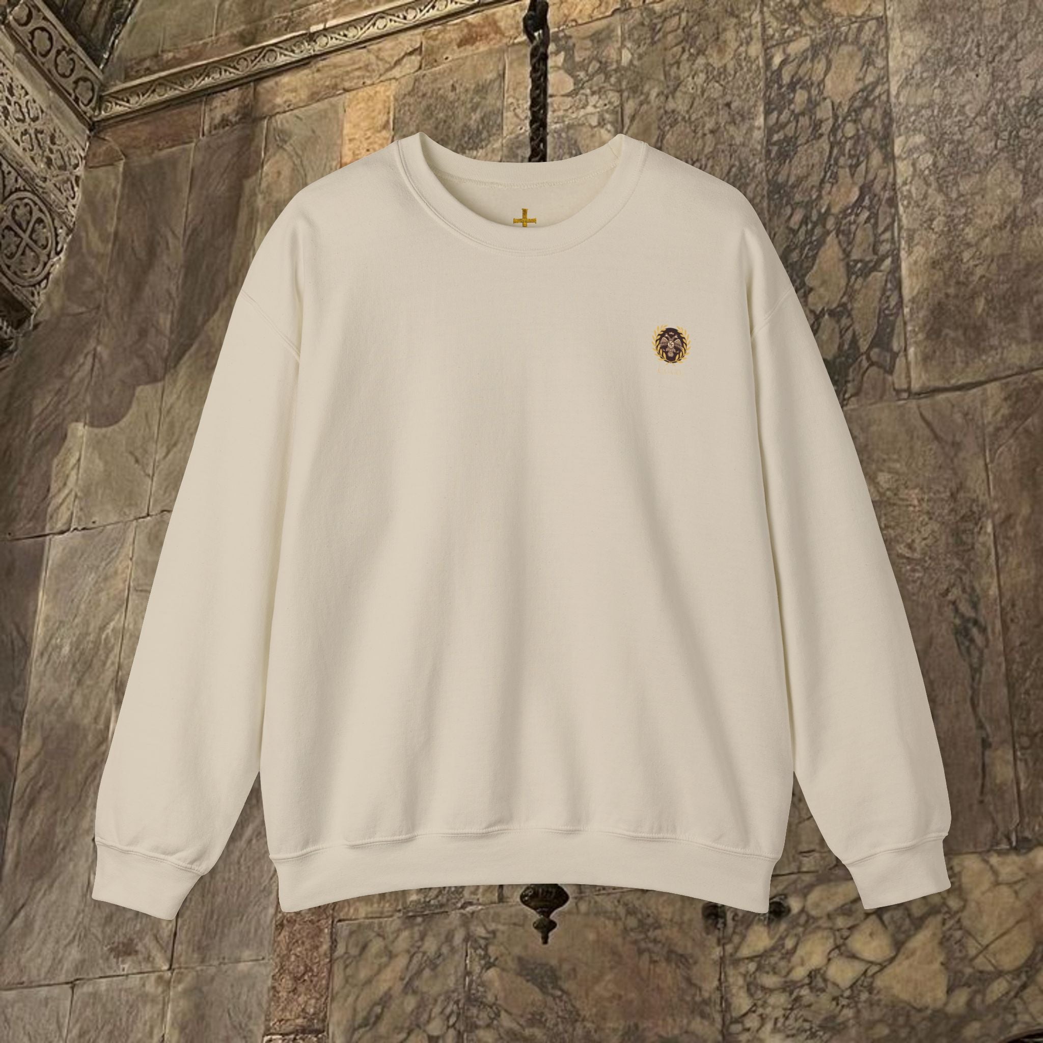 The Last Great Emperor Byzantine Inspired Crewneck Sweatshirt Back Version