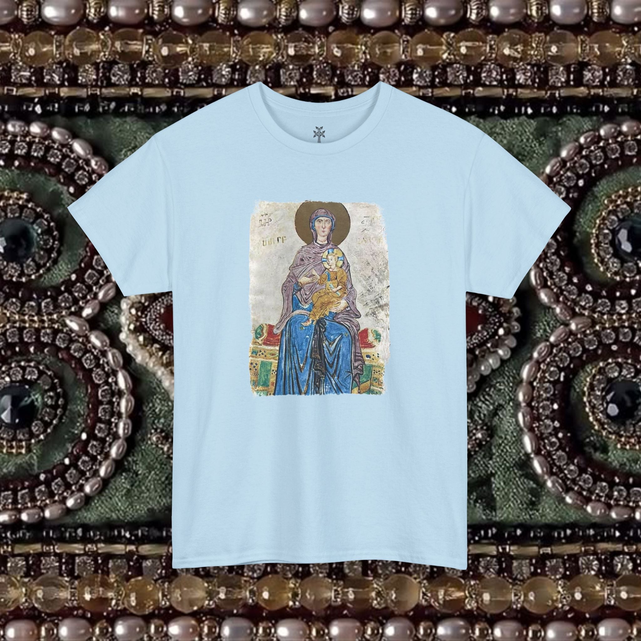 Medieval Armenian Manuscript Art Cotton Graphic T-Shirt