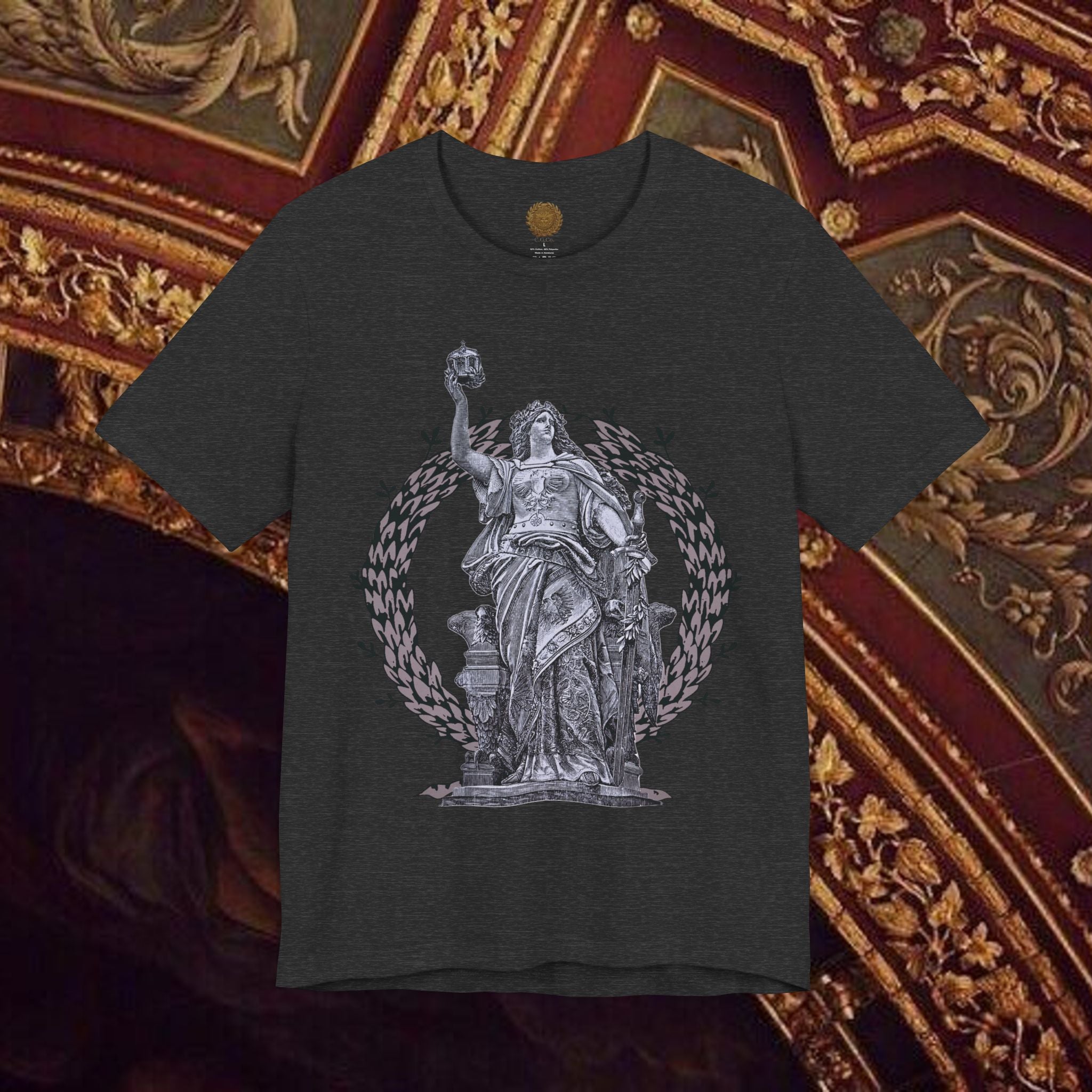 Goddess Victory Neo-Classical Inspired Graphic T-Shirt