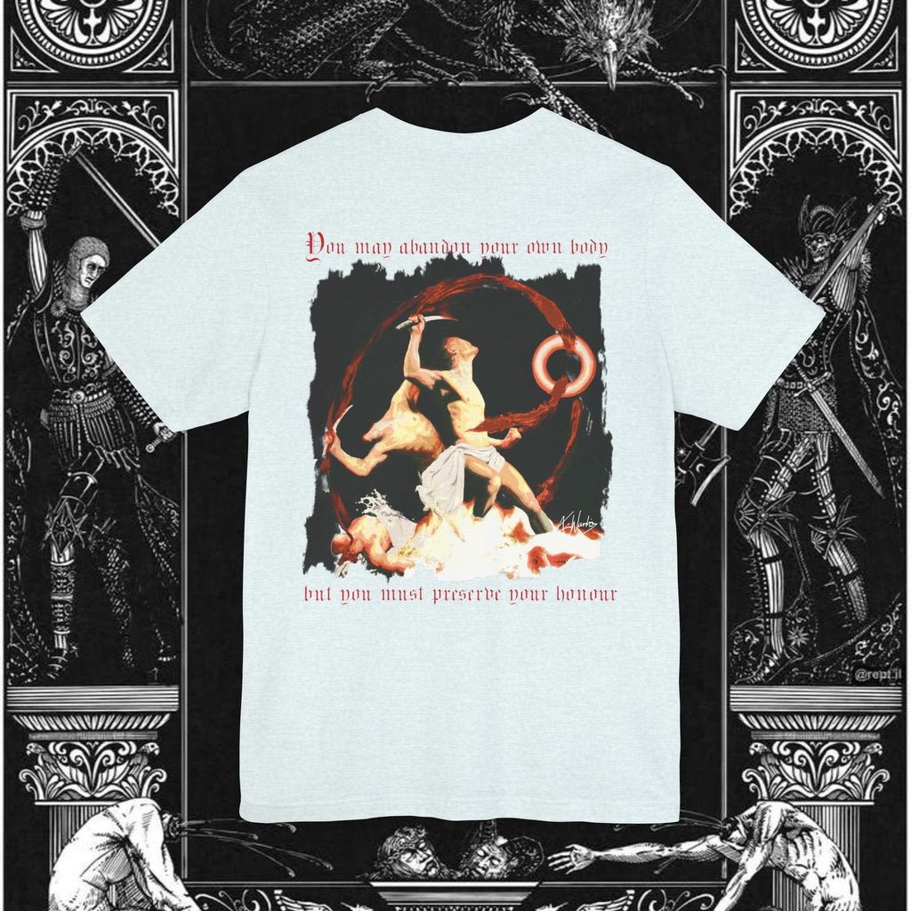 The Samurai's Vengeance Medieval Fantasy Graphic Shirt