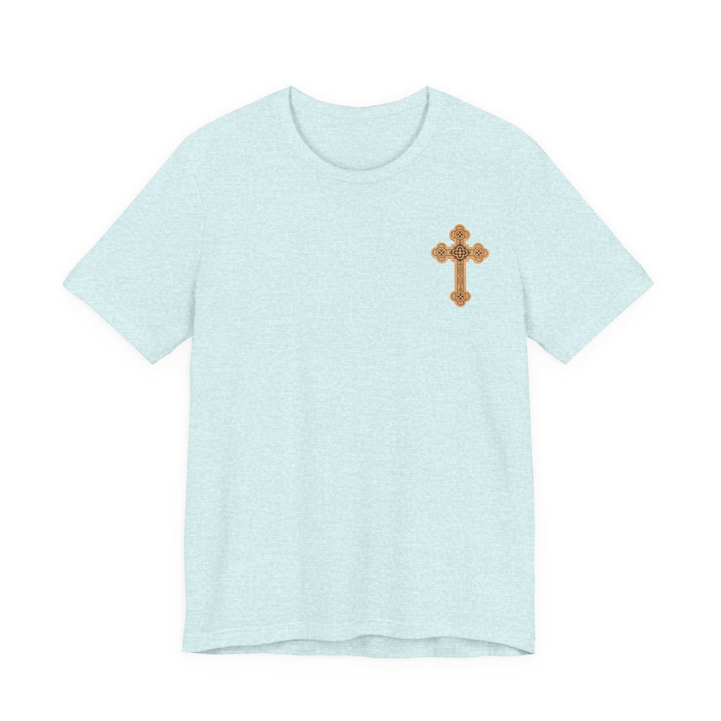 St George the Dragon Slayer Cotton Graphic T-Shirt Orthodox Christian Imagery