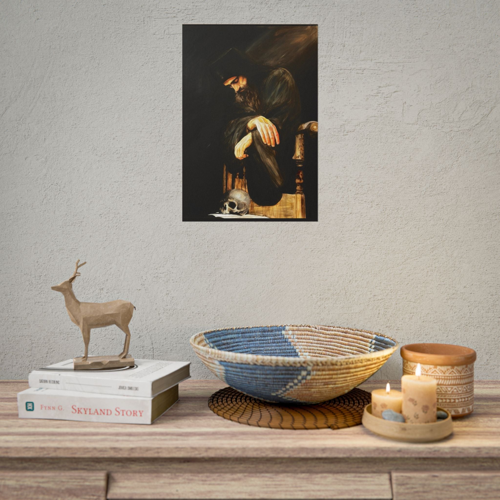 Man's Memento Medieval Fantasy Fine Art Print