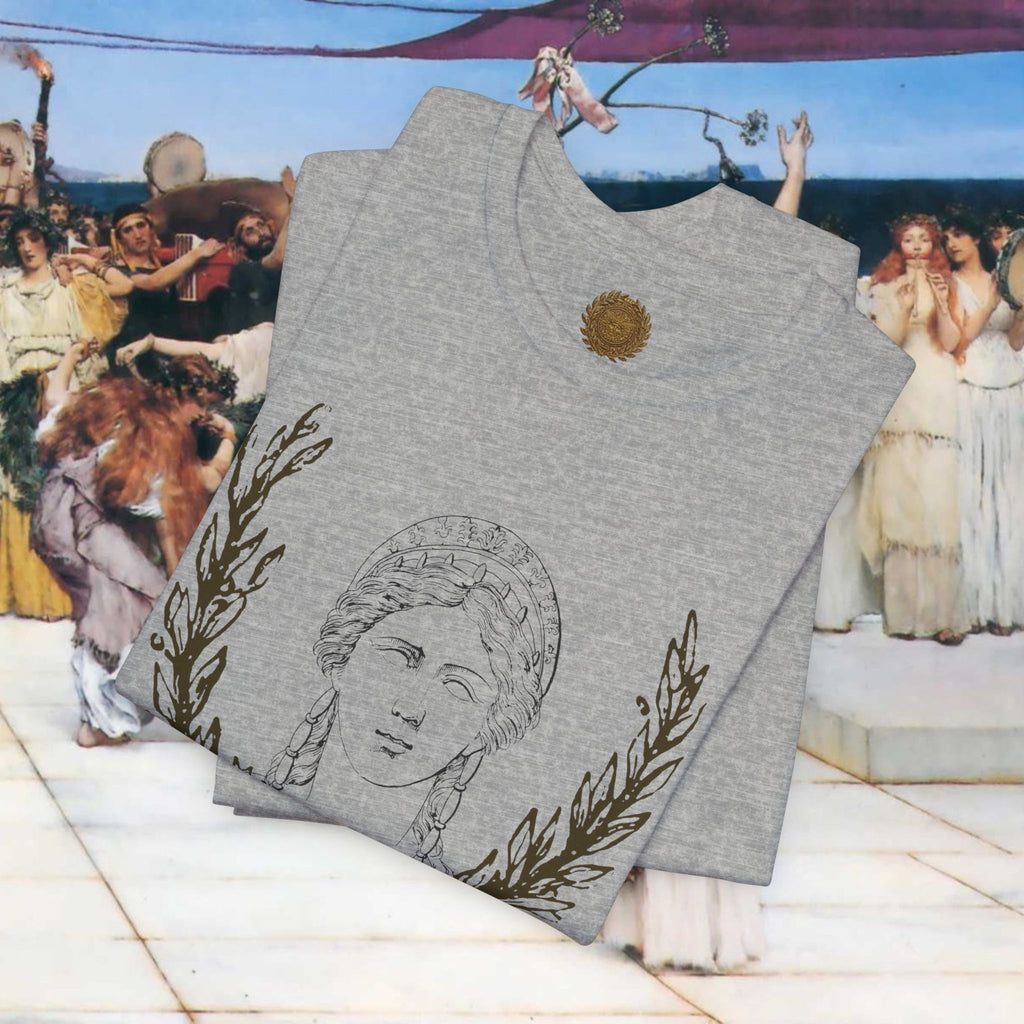 Hera's Wondering – Greek Goddess Ornate Diadem T-Shirt