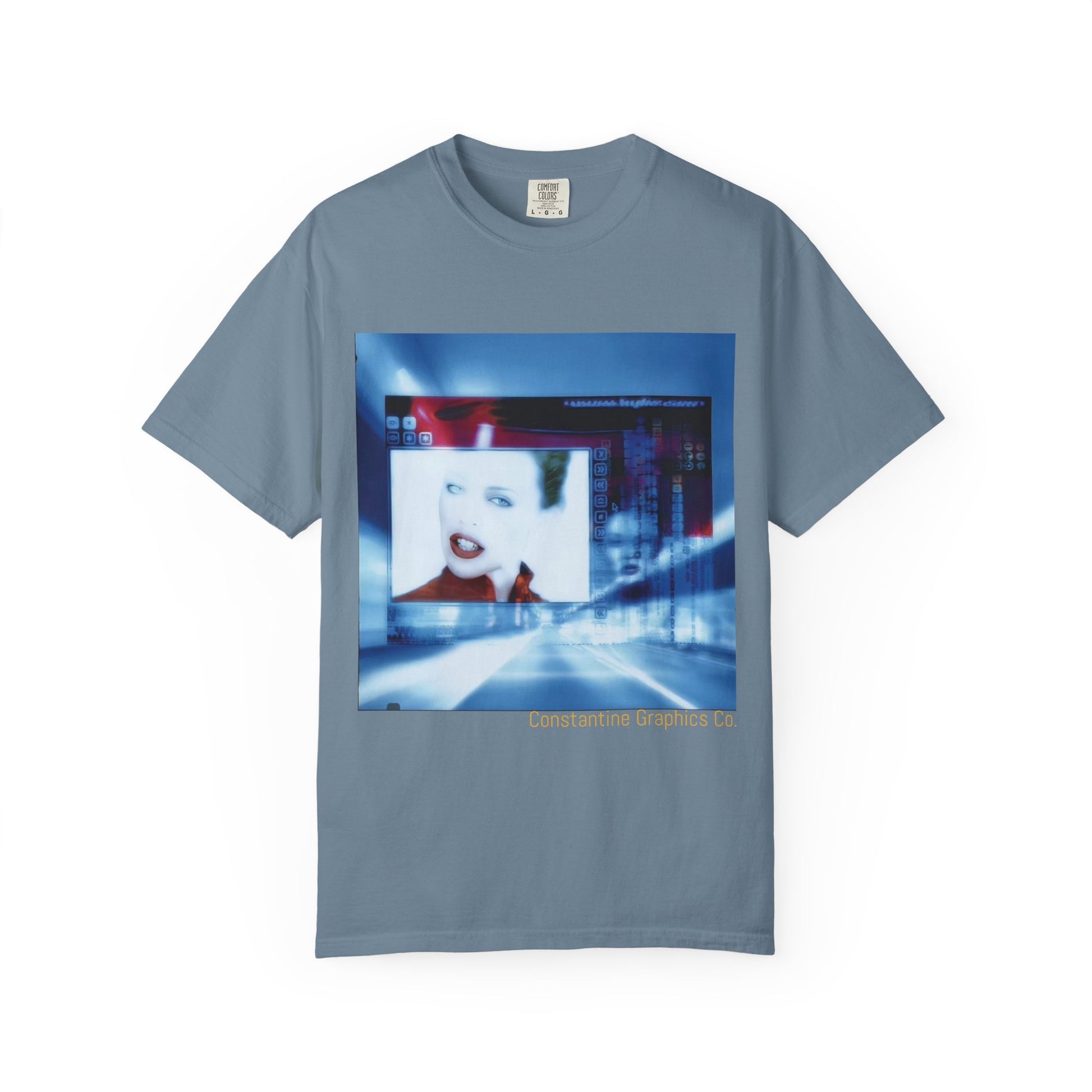 Digital Pop up Cyber Y2k Graphic TShirt
