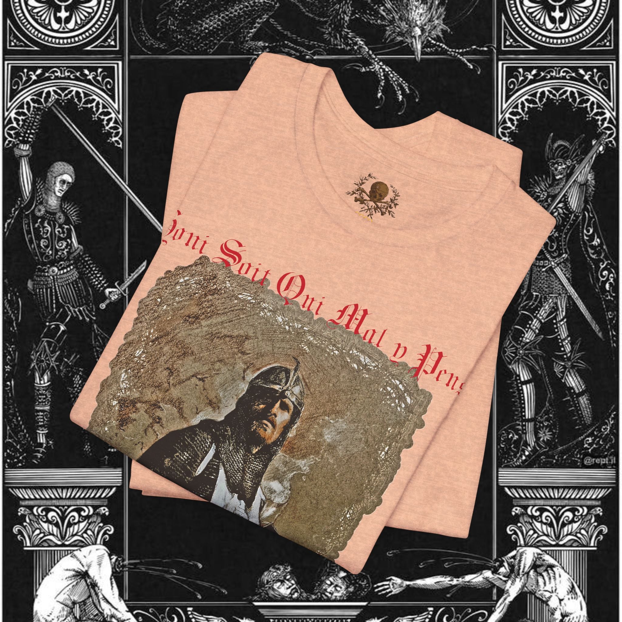 The Knight's Rest Medieval Fantasy Graphic T Shirt