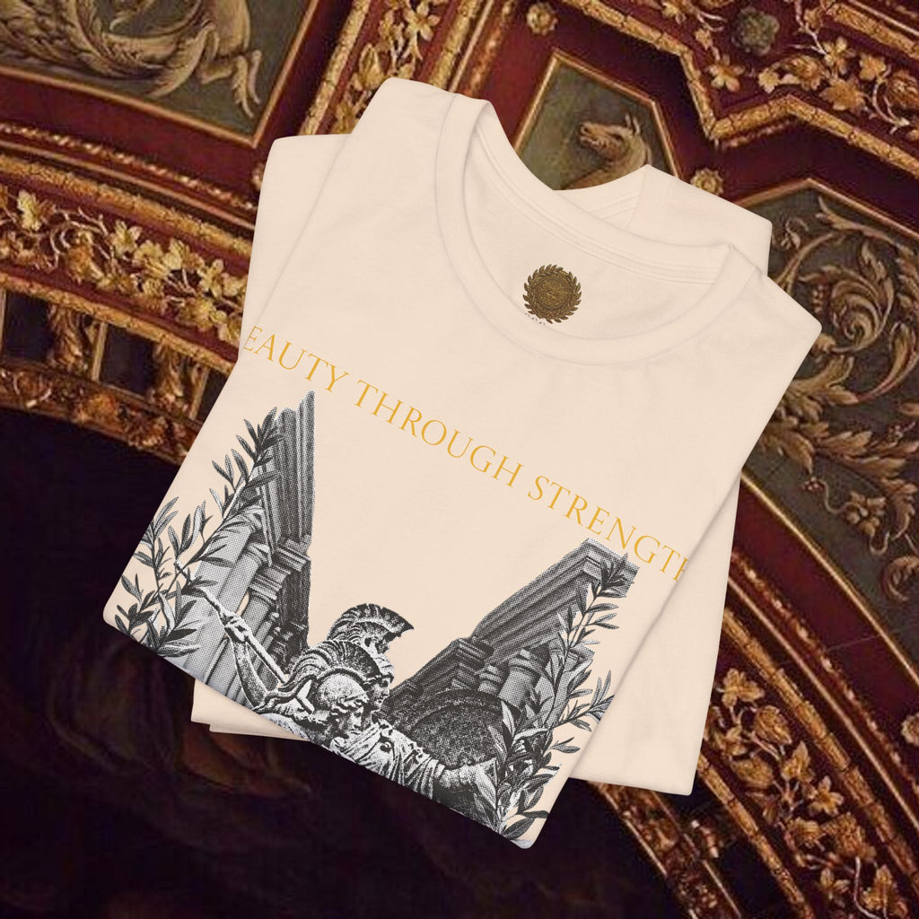 The Goddess's Protection Classically-Inspired Cotton Graphic T Shirt