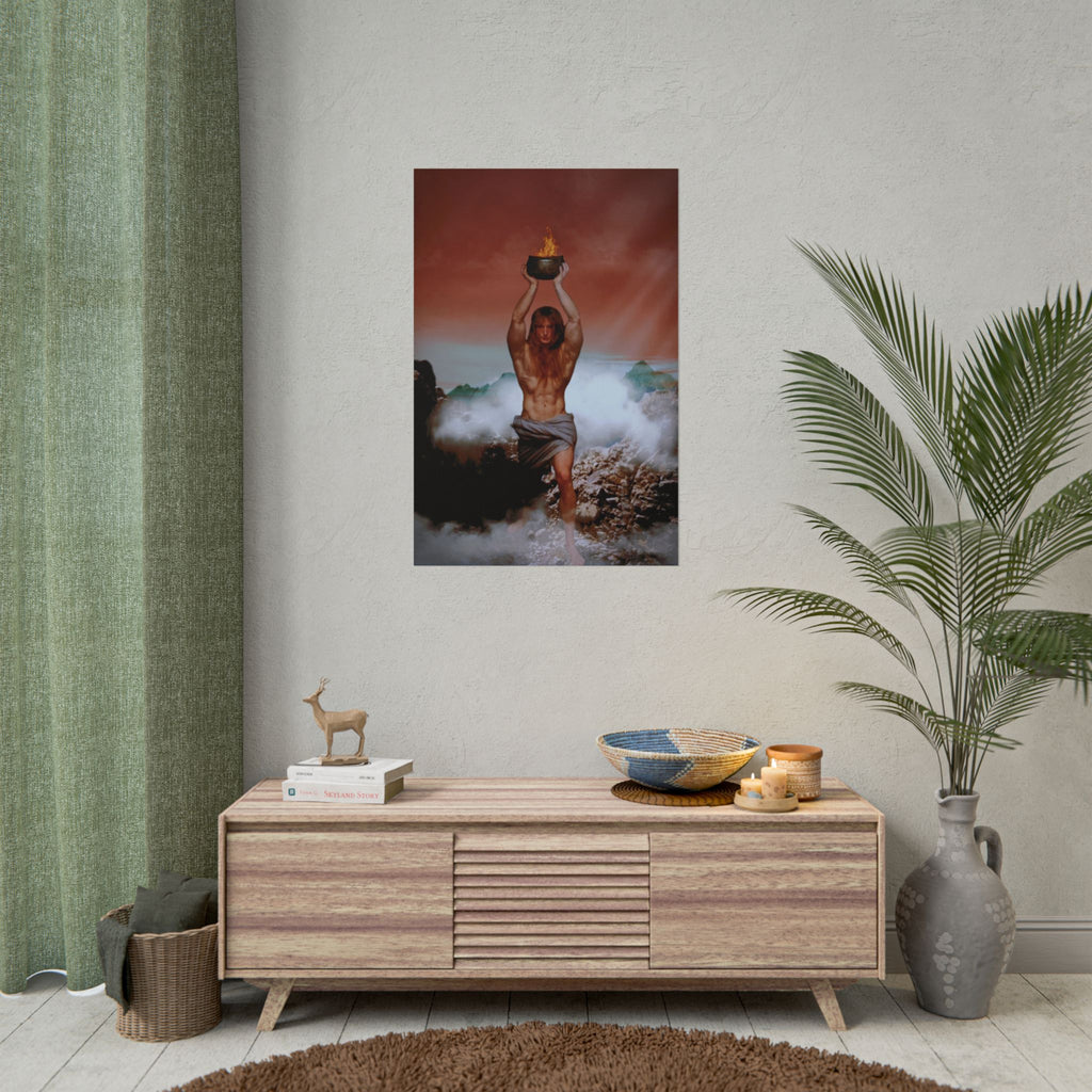 The Flame of Prometheus Classical Mythology Inspired Prints