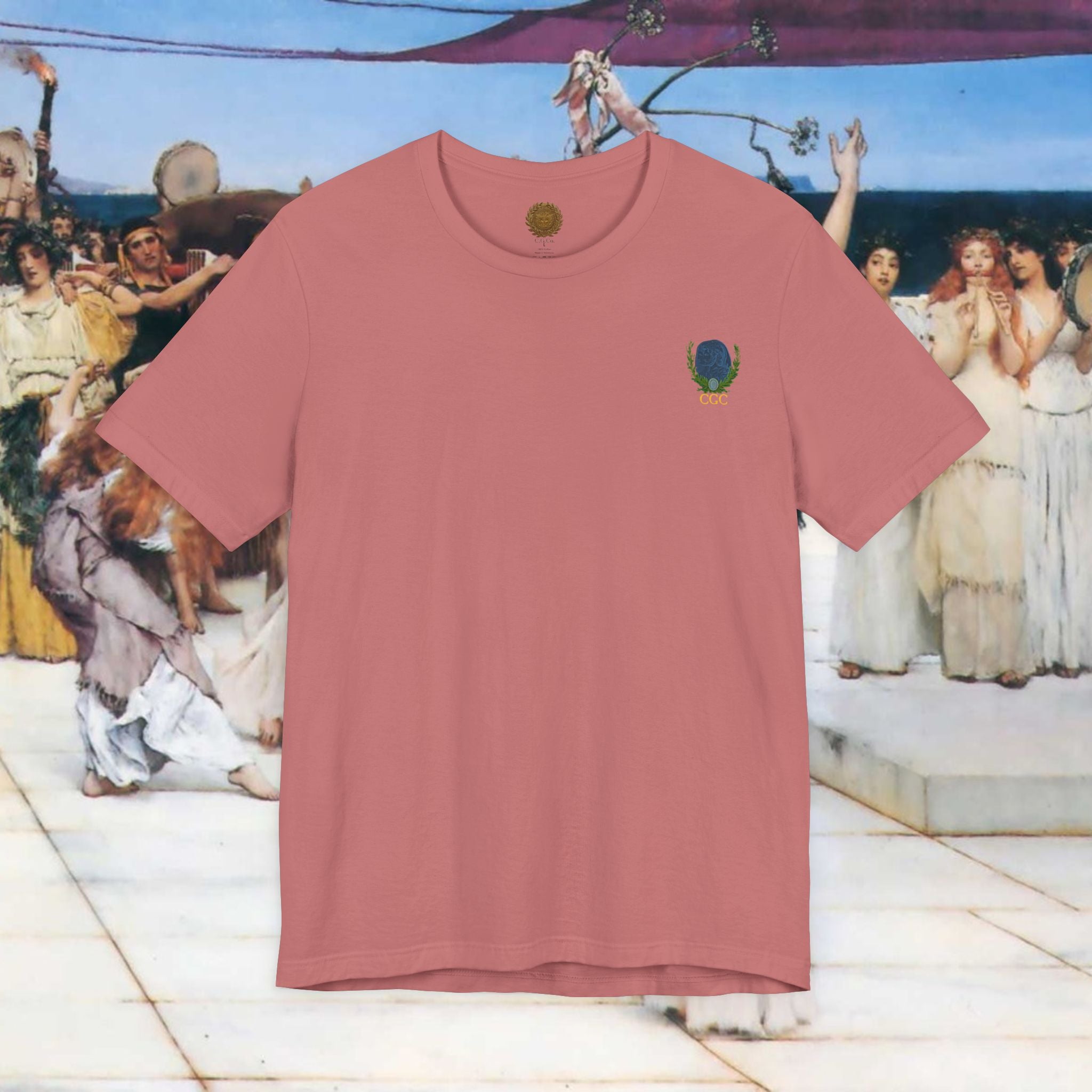 Roman Warrior Plumed Helmet Cameo T-Shirt