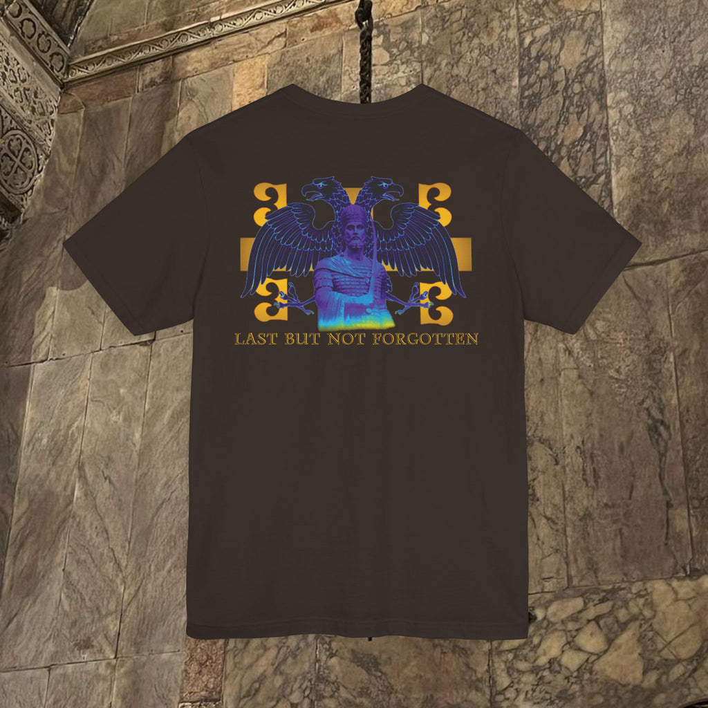 The Last Great Emperor Byzantine Inspired Cotton Graphic T-shirt Back Version