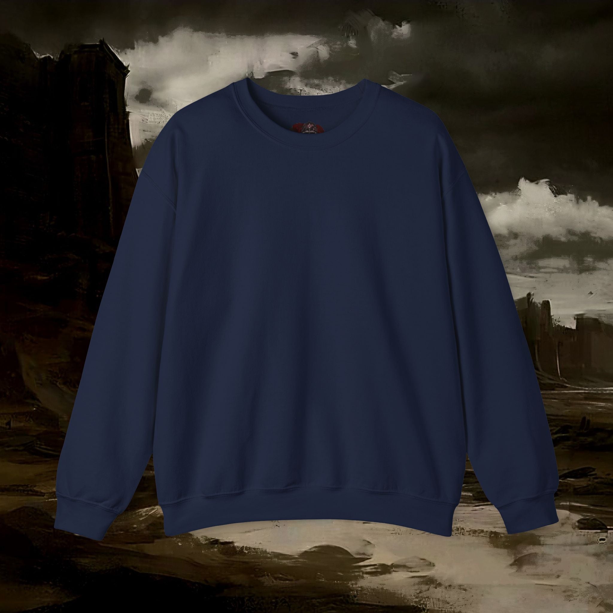 The Barbarian's Mirror Fantasy Medieval Inspired Unisex Sweatshirt Back Version