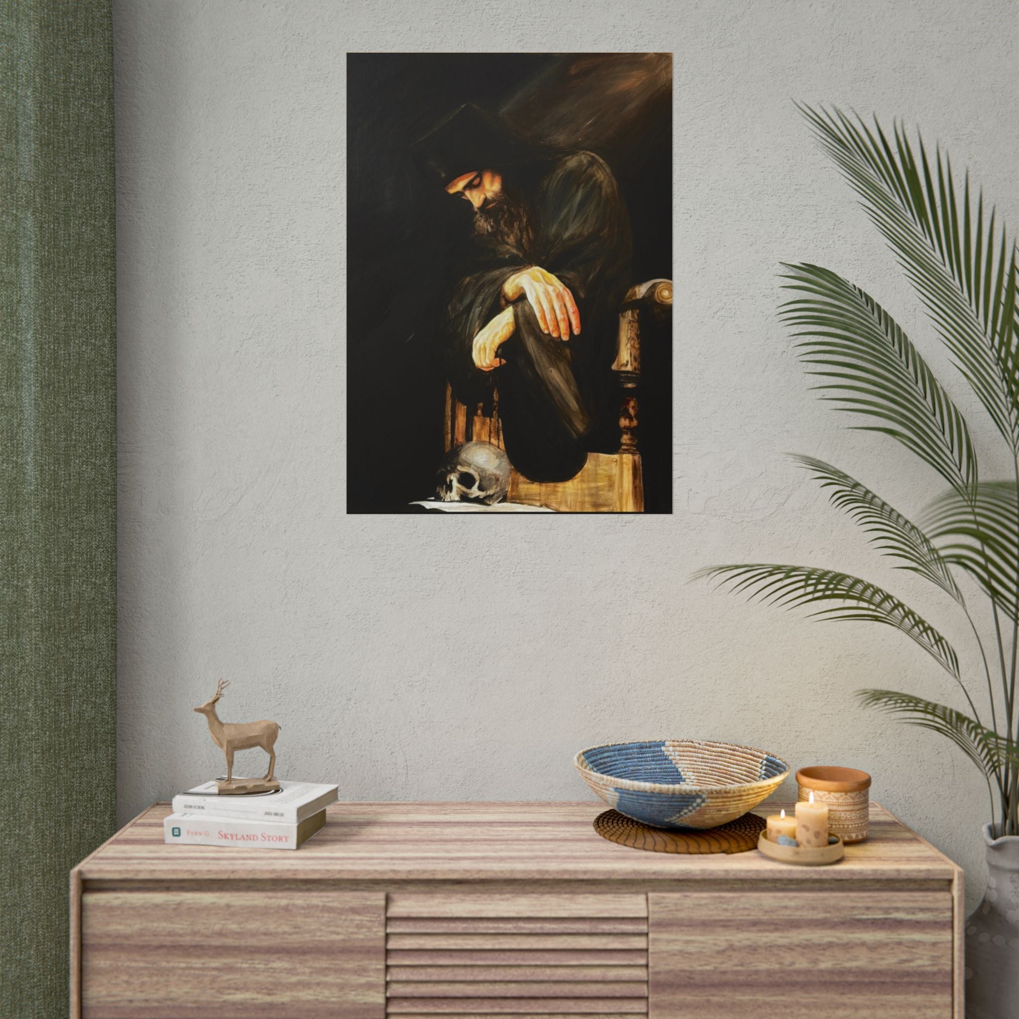 Man's Memento Medieval Fantasy Fine Art Print