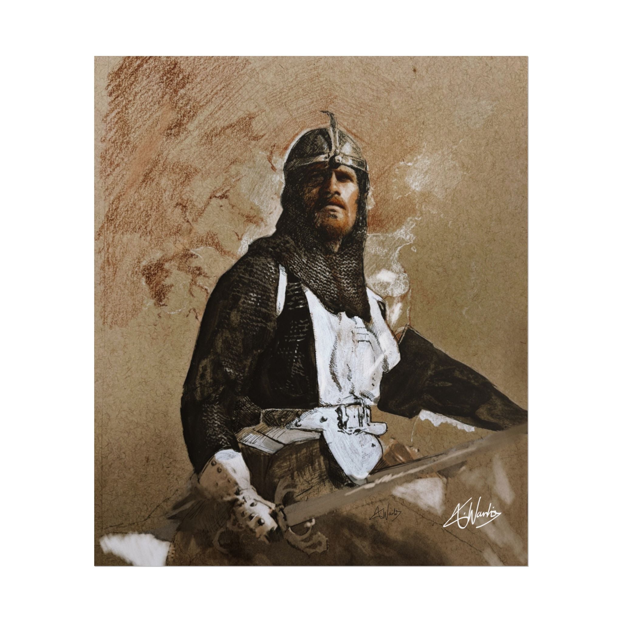 The Knight's Rest Medieval Fantasy Print