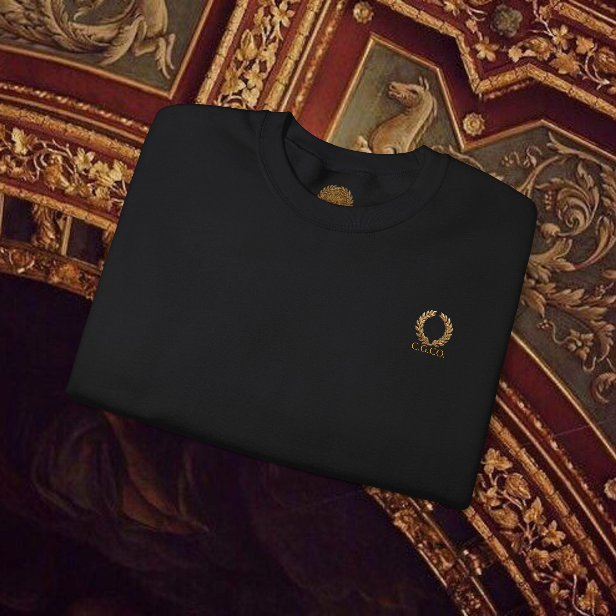 Beauty Through Strength Classically-Inspired Cotton Graphic Sweatshirt Back Version