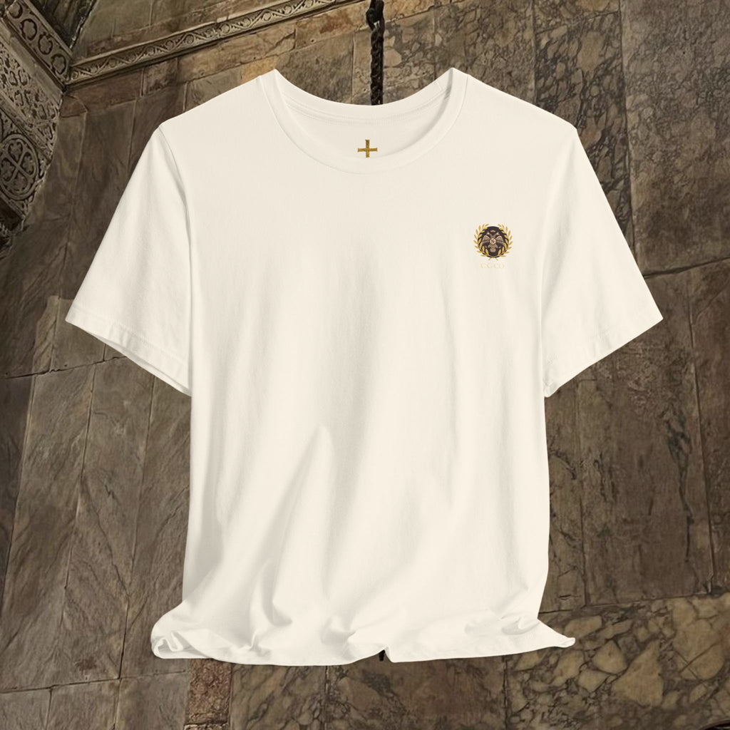 The Kings Fate Byzantine Inspired Cotton Graphic T-shirt Back version