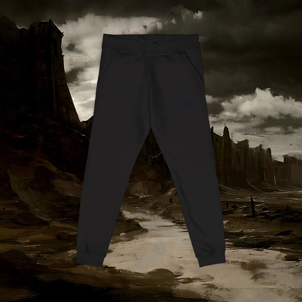 Unisex Fleece Sweatpants ( Esoteric Embroidery)