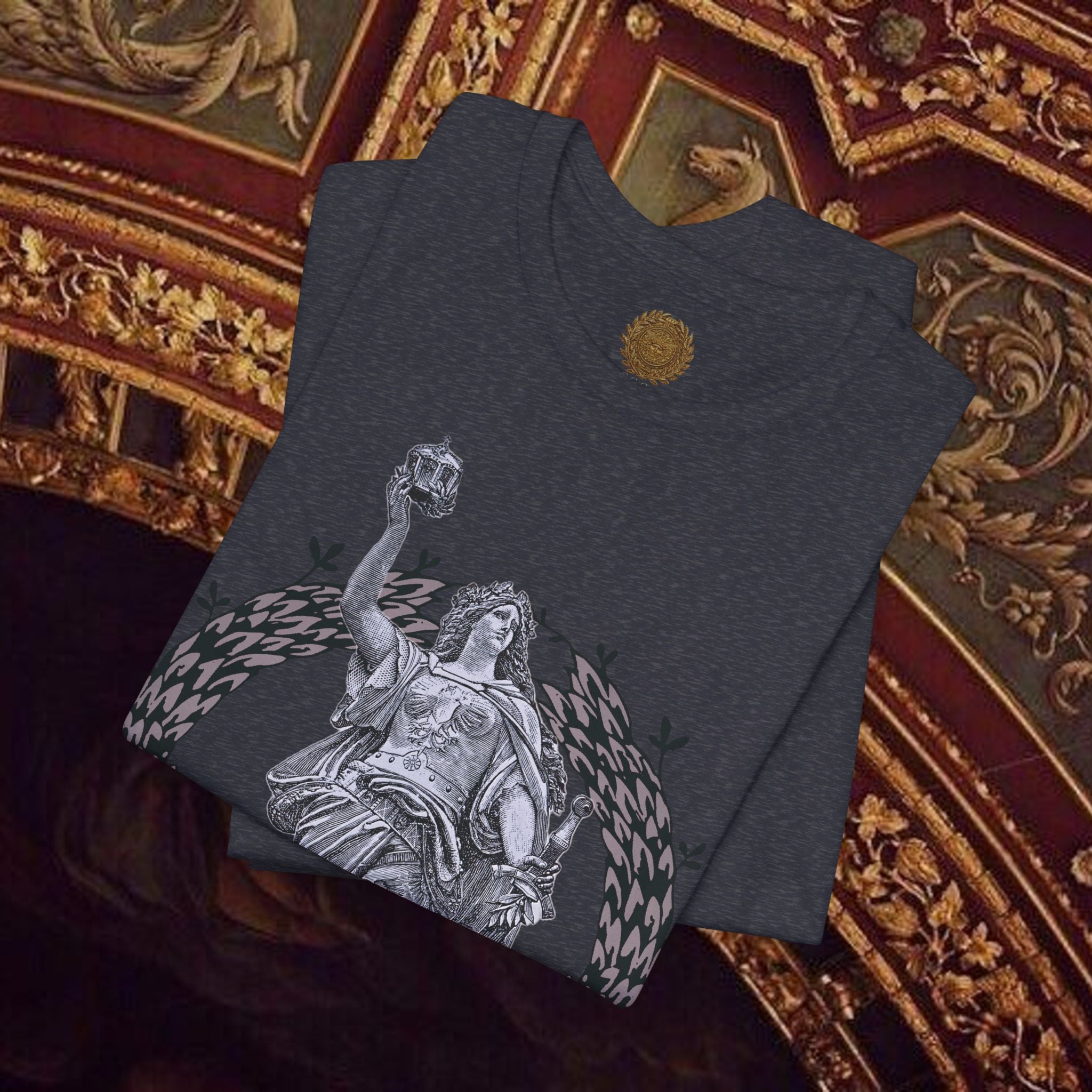 Goddess Victory Neo-Classical Inspired Graphic T-Shirt