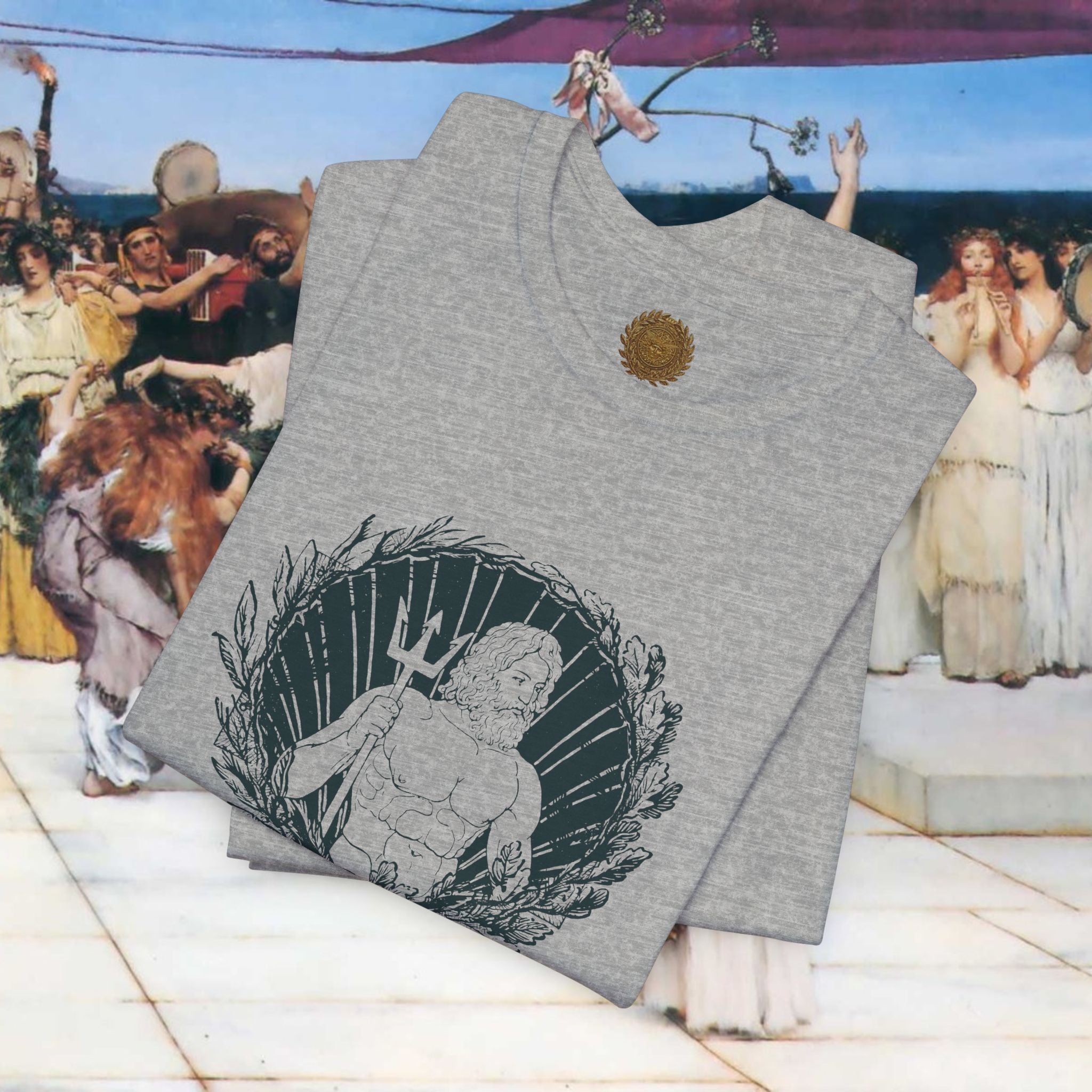 Neptune's Domain Roman Sea God T-Shirt