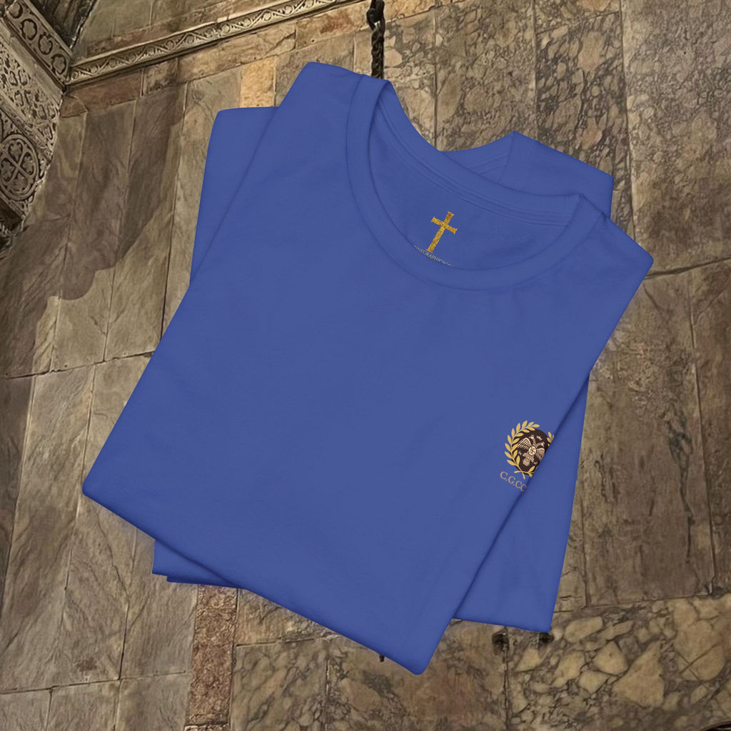 The Last Great Emperor Byzantine Inspired Cotton Graphic T-shirt Back Version