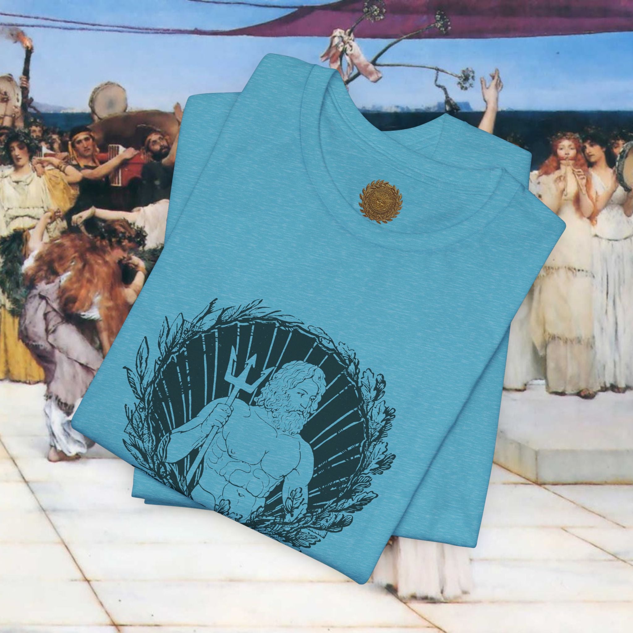 Neptune's Domain Roman Sea God T-Shirt