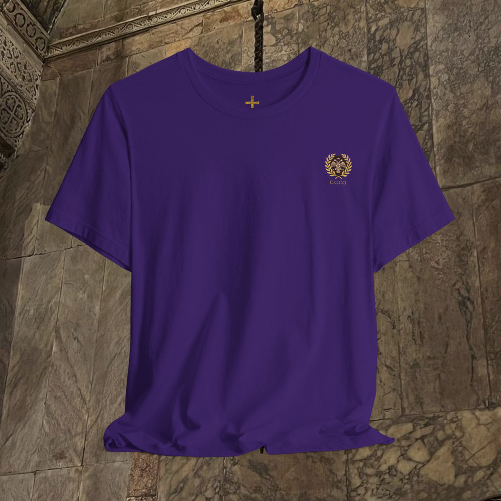 The Kings Fate Byzantine Inspired Cotton Graphic T-shirt Back version