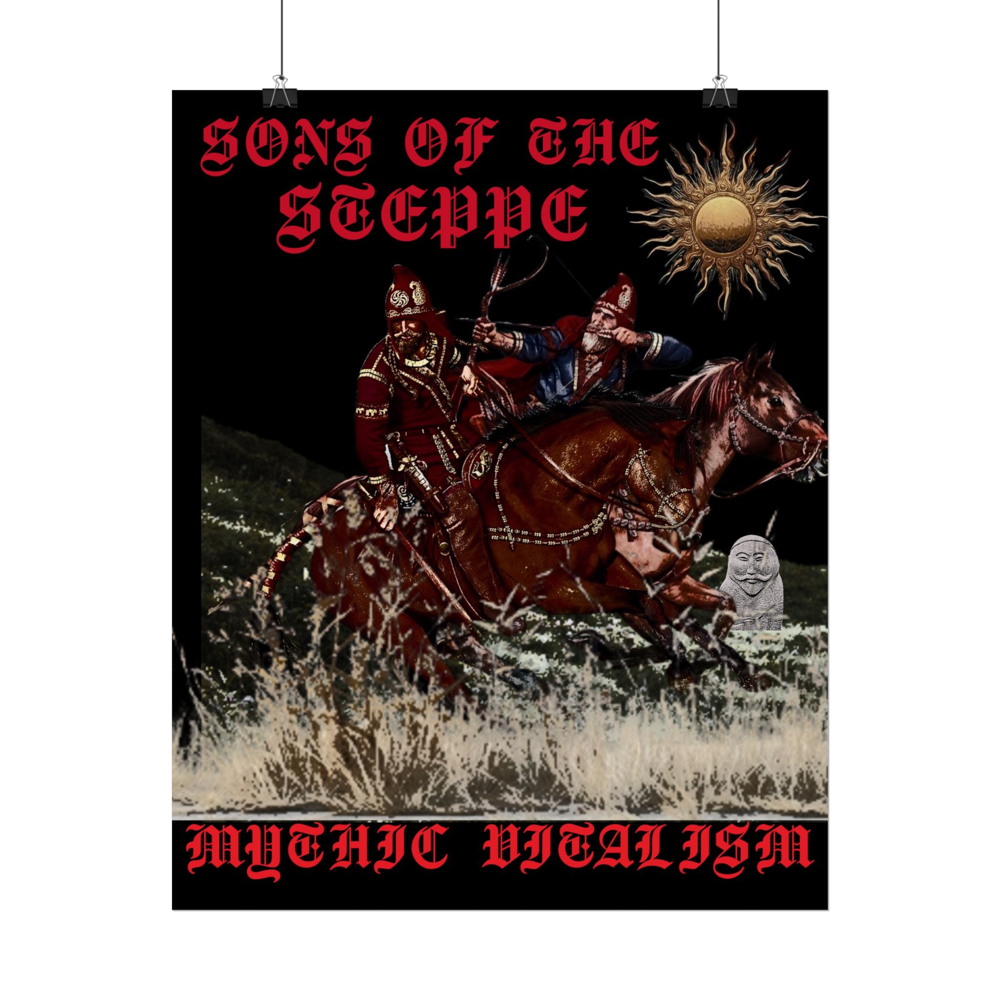 Sons of the Steppe Early Medieval Ancient Rolled Posters