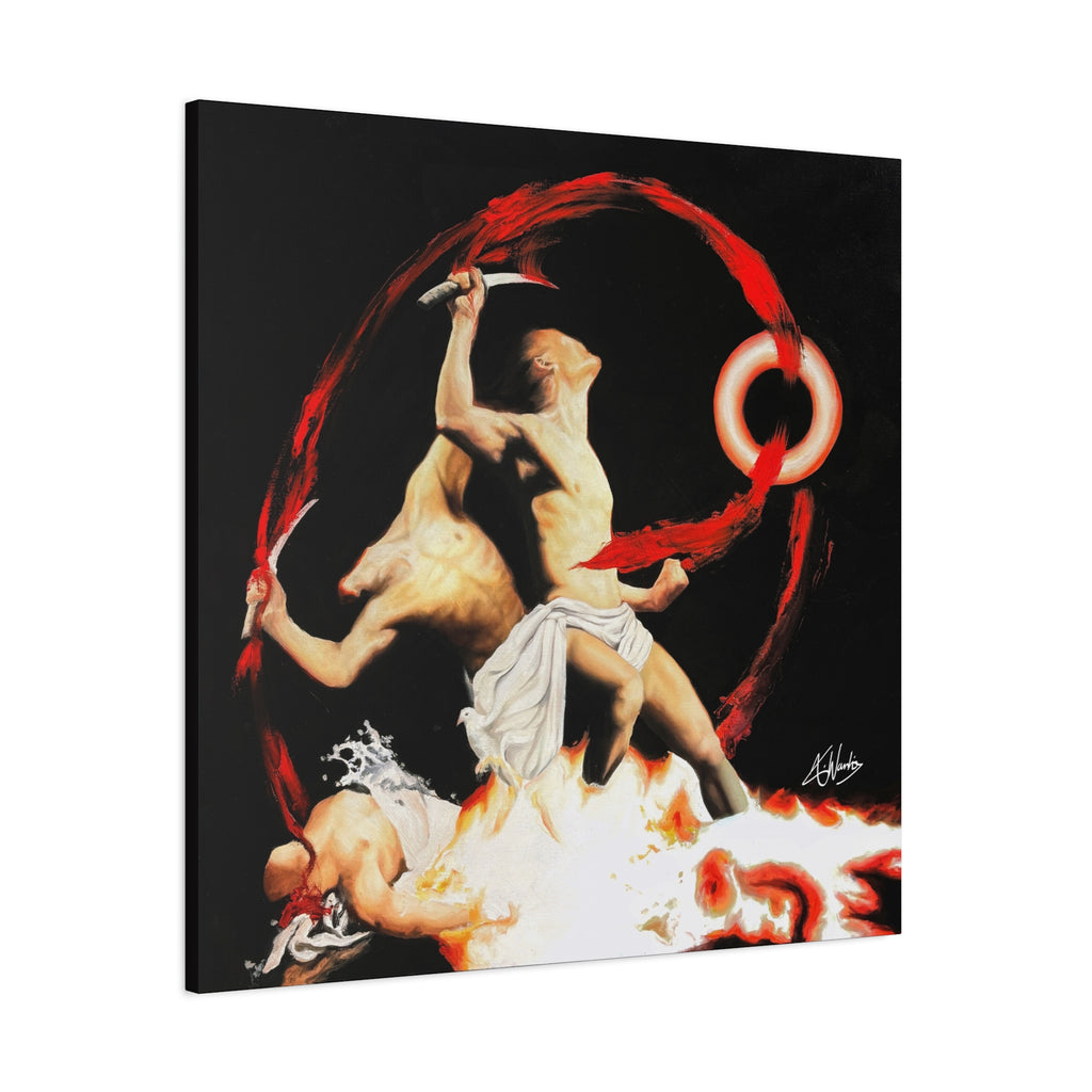 The Samurai's Vengeance Medieval Fantasy Canvas