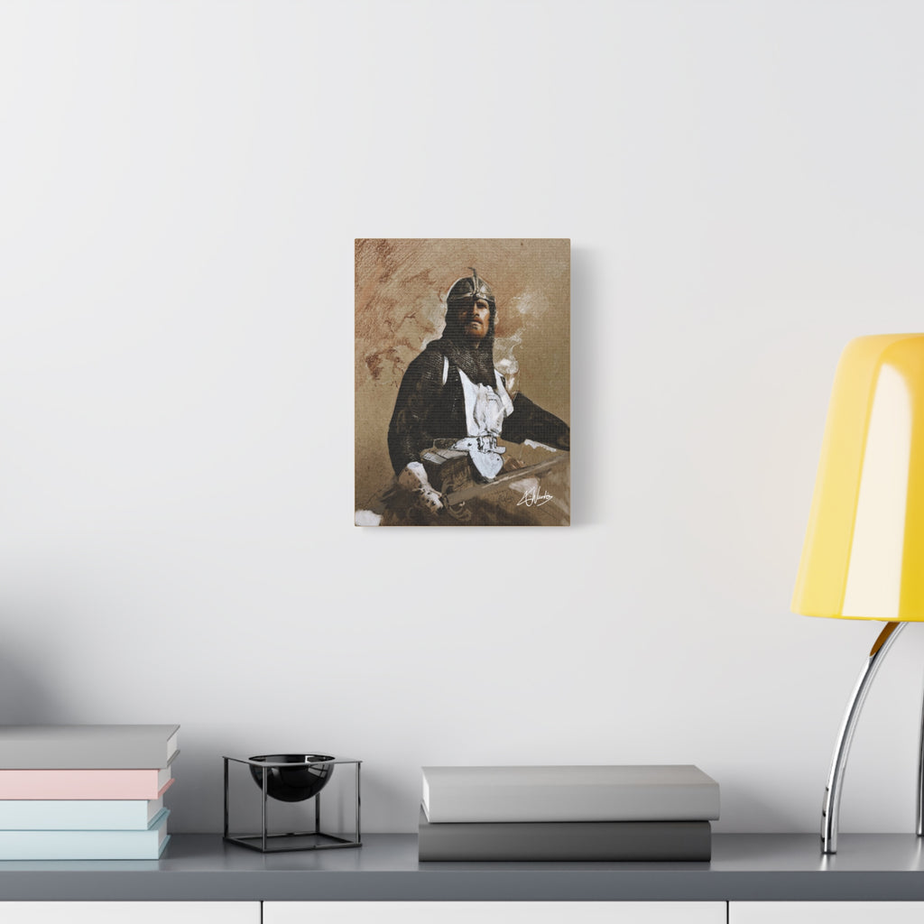 The Knight's Rest Medieval Fantasy Canvas