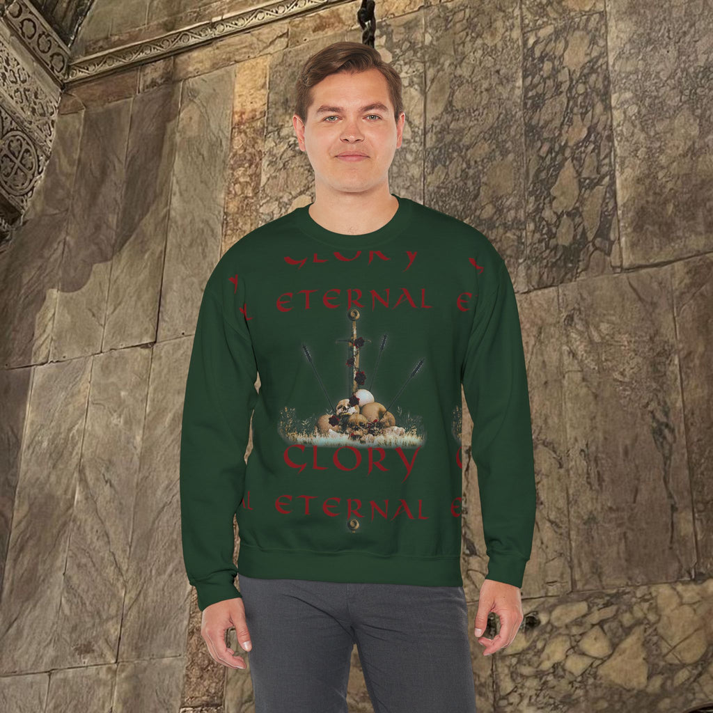 Eternal Glory of the Last Battle Crewneck Graphic Sweatshirt