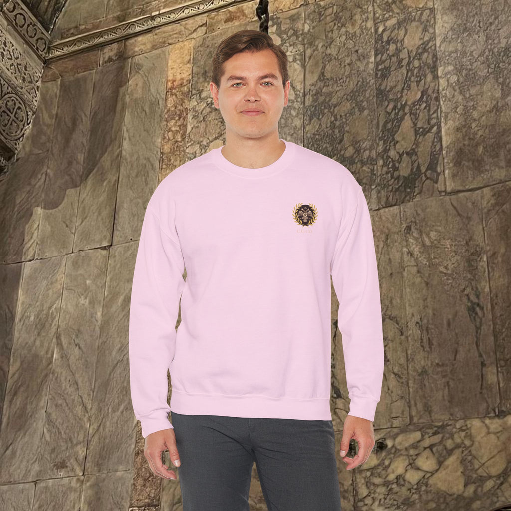 The Kings Fate Byzantine Inspired Graphic Crewneck Sweatshirt Back Version