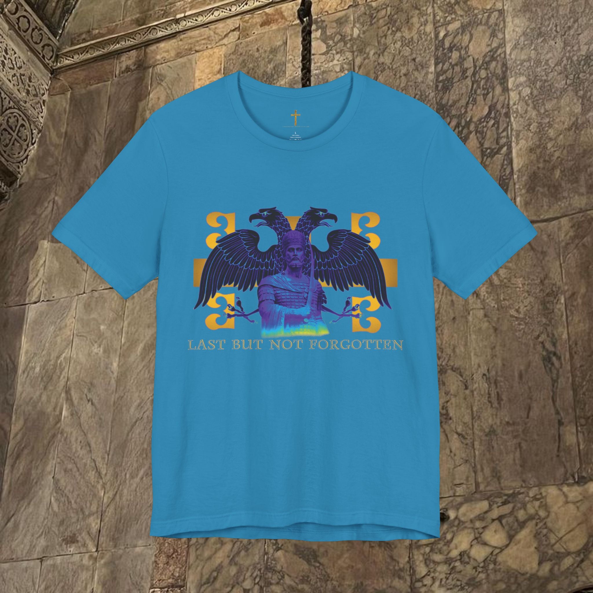 The Last Great Emperor Byzantine Inspired Cotton Graphic T-shirt Front